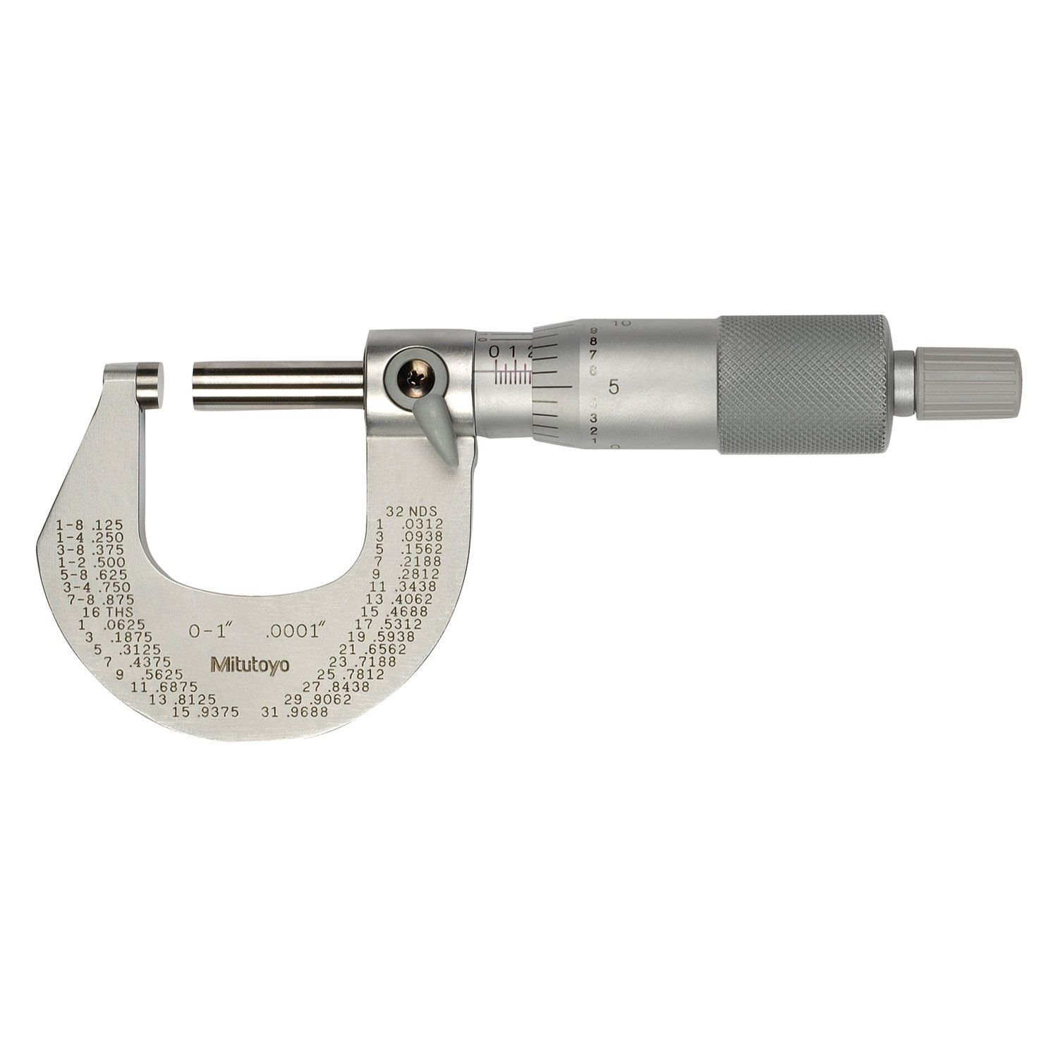 Mitutoyo 101 Series SAE Mechanical Outside Micrometer TOOLSiD