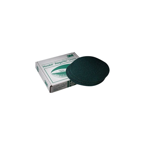 3M® - Green Corps™ Hookit™ Regalite™ 8" 60 Grit Ceramic Aluminum Oxide Non-Vacuum Hook-and-Loop Disc (25 Pieces)