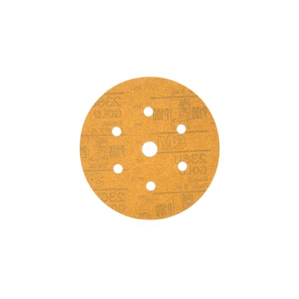 3M® - Hookit™ 6" P100 Grit Aluminum Oxide Yellow 7-Hole Hook-and-Loop Disc (100 Pieces)