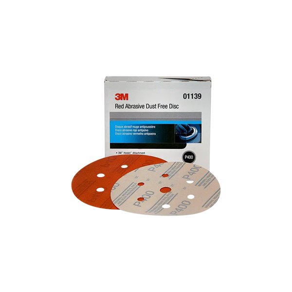 3M® - Hookit™ 316U 6" P400 Grit Aluminum Oxide 7-Hole Hook-and-Loop Disc (50 Pieces)