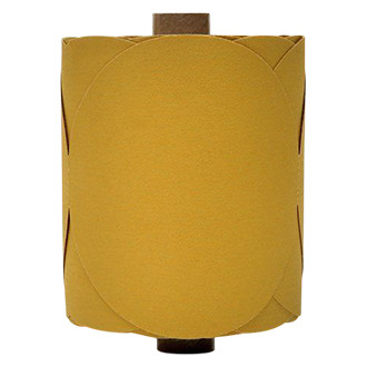 3M® 01425 - Stikit™ 5" P150 Grit Coarse Aluminum Oxide Yellow PSA Disc Roll (6 Pieces)