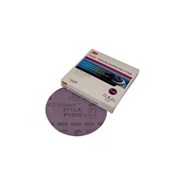 3M® - Trizact™ Hookit™ II 6" P1500 Grit Non-Vacuum Blending PSA Disc (25 Pieces)