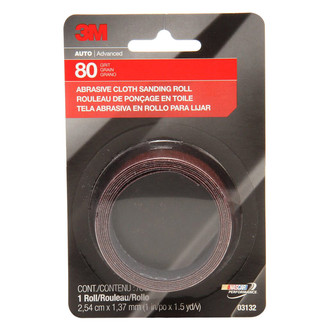3M® - 4.5' x 1" P80 Grit Sanding Roll