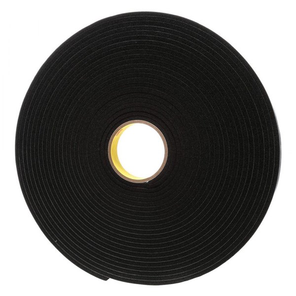 3M® - 54' x 1" Black Single-Sided Foam Tape