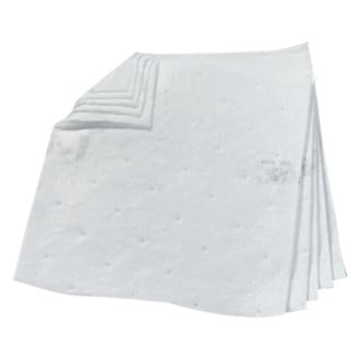 3M® - 19" x 17" White Oil Only Sorbent Pads (100 Pieces)