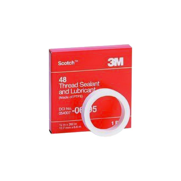 3M® - Scotch™ 21.7' x 0.25" White Thread Seal Tape