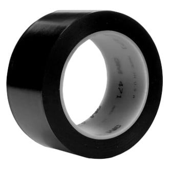 3M® - 471™ 108' x 3" Black Marking Tape