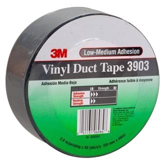3M® - 150' x 2" Gray Duct Tapes (24 Rolls)