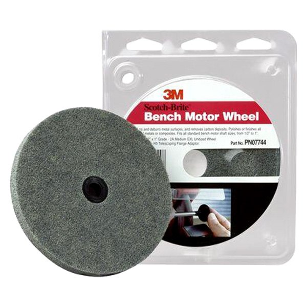 3M® - Scotch-Brite™ 6" x 1" x 1" Aluminum Oxide Type 1 Bench Grinding Wheel (5 Pieces)