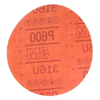 3M® - Hookit™ 316U 6" Extra Fine Aluminum Oxide Non-Vacuum Hook-and-Loop Disc