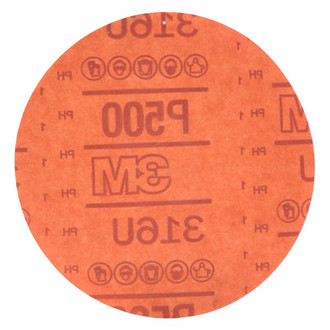3M® - Hookit™ 316U 6" P500 Grit Aluminum Oxide Non-Vacuum Hook-and-Loop Disc (50 Pieces)