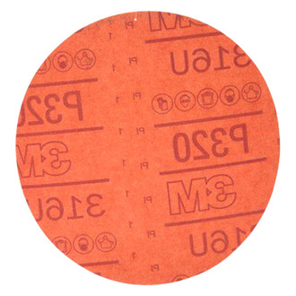 3M® - Hookit™ 316U 6" Very Fine Aluminum Oxide Non-Vacuum Hook-and-Loop Disc