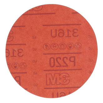 3M® 1224 - Hookit™ 316U 6" P120 Grit Aluminum Oxide Non-Vacuum Hook-and-Loop Disc (50 Pieces)