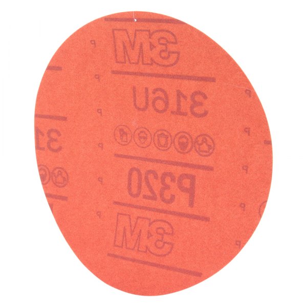 3M® - Stikit™ 316U 6" P320 Grit Aluminum Oxide Non-Vacuum PSA Disc (25 Pieces)