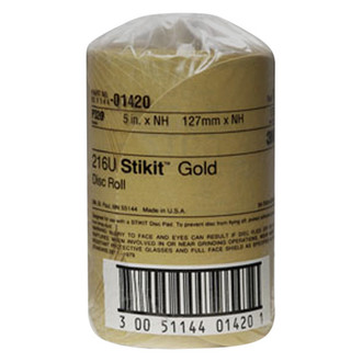 3M® - Stikit™ 216U 5" Very Fine Aluminum Oxide Non-Vacuum PSA Disc Roll