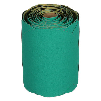3M® - Stikit™ Green Fre-Cut™ 6" 80 Grit Aluminum Oxide Non-Vacuum PSA Disc Roll (100 Pieces)