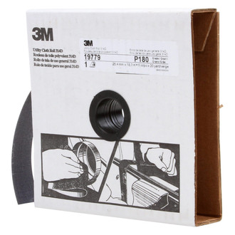 3M® - 314D 60' x 1" P180 Grit Utility Shop Roll