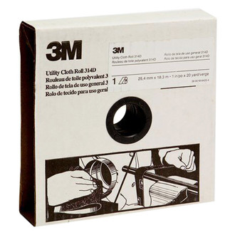 3M® - 314D 60' x 1.5" P120 Grit Utility Shop Roll