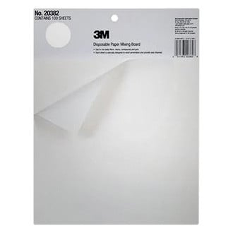 3M® - 10" x 13" White Paper Disposable Mixing Board