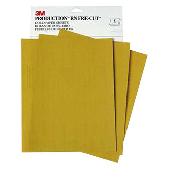 3M® 2539 - 216U 11" x 9" P400 Grit Aluminum Oxide Sanding Sheet (50 Pieces)