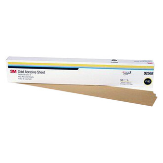 3M® - 216U 17.5" x 2.75" P180 Grit Aluminum Oxide Clip-On Sanding Sheet (50 Pieces)
