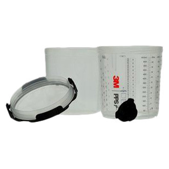 3M® 26000 - PPS™ Series 2.0™ 650 ml Standard Gravity Feed Spray Cup System Kit with 200 Micron Filter