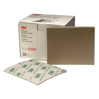 3M® - 5-1/2" x 4-1/2" 1200/1500 Grit Aluminum Oxide Softback Sanding Sponges (20 Pieces)