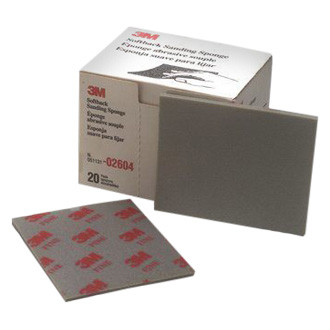 3M® - 5-1/2" x 4-1/2" 320/400 Grit Aluminum Oxide Softback Sanding Sponges (20 Pieces)