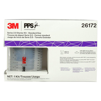 3M® - PPS™ Series 2.0™ 6-piece 650 ml Standard Gravity Feed Starter Kit