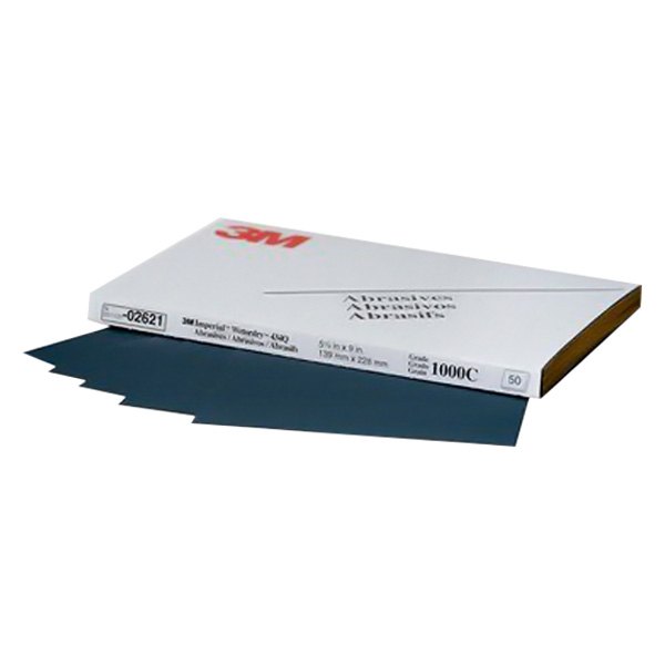 3M® - Wetordry™ 434Q 9" x 5.5" 1000 Grit Silicon Carbide Waterproof Sanding Sheet (50 Pieces)