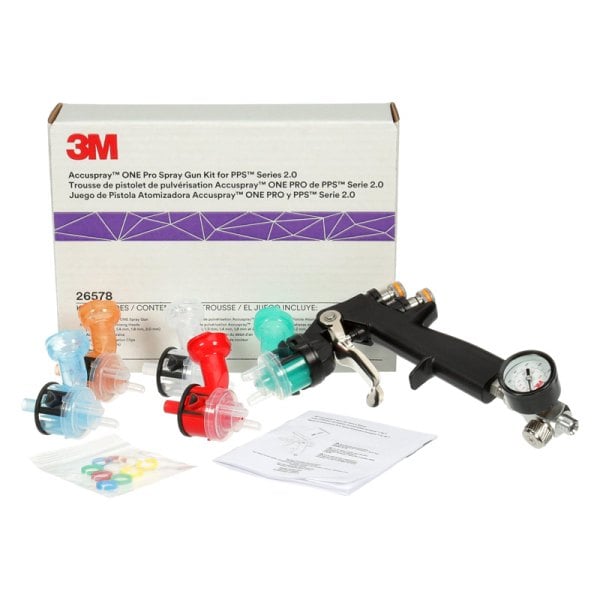 カップガン 3M® 26578 - Accuspray™ 12-piece One Pro Gravity Feed Spray Gun Kit