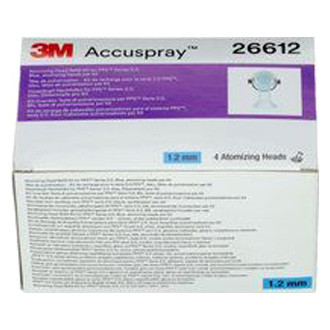 3M® - Accuspray™ PPS Series 2.0™ 4 Pieces 1.2 mm Blue Atomizing Head for PPS Series 2.0 Spray Guns