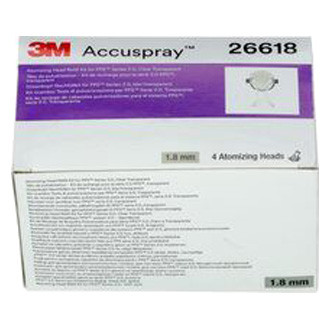 3M® - Accuspray™ PPS Series 2.0™ 4 Pieces 1.8 mm Clear Atomizing Head for PPS Series 2.0 Spray Guns