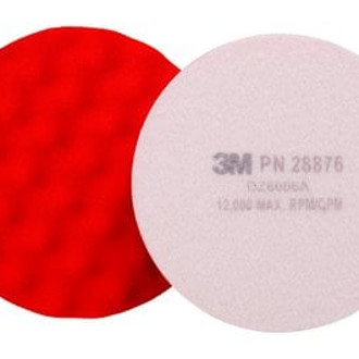 3M® - Finesse-it™ 5-1/4" White Hook-and-Loop Buffing Pad