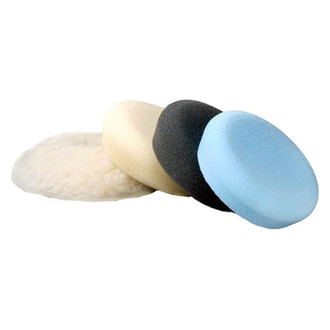 3M® - Perfect-It™ 4" Wool and Foam Hook-and-Loop Paint Finishing Pad Kit (4 Pieces)