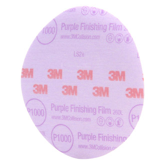 3M® - Hookit™ 260L 6" P1000 Grit Aluminum Oxide Non-Vacuum Hook-and-Loop Finishing Disc (50 Pieces)