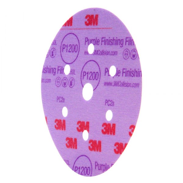 3M® - Hookit™ 260L 6" P1200 Grit Aluminum Oxide 6-Hole Hook-and-Loop Finishing Disc (50 Pieces)