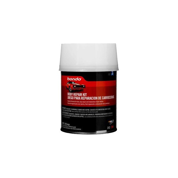3M® - Bondo™ 25.6 oz. Light Gray and Red Body Filler with Tools