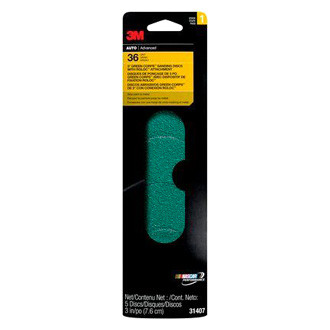3M® - Green Corps™ 3" Extra Coarse Ceramic Aluminum Oxide Non-Vacuum Quick Change Disc