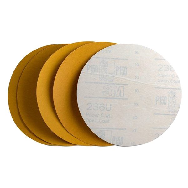 3M® - Stikit™ 6" 150 Grit Aluminum Oxide Non-Vacuum PSA Disc (5 Pieces)