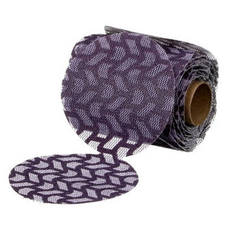 3M® - Cubitron™ II 3" 80 Grit Ceramic Purple Hook-and-Loop Net Disc Roll