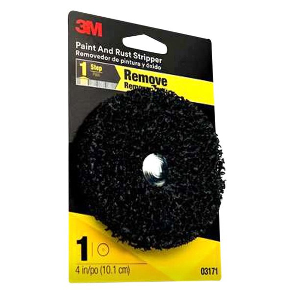 3M® - 4" Coarse Silicon Carbide Quick Change Paint and Rust Stripping Disc with Mandrel
