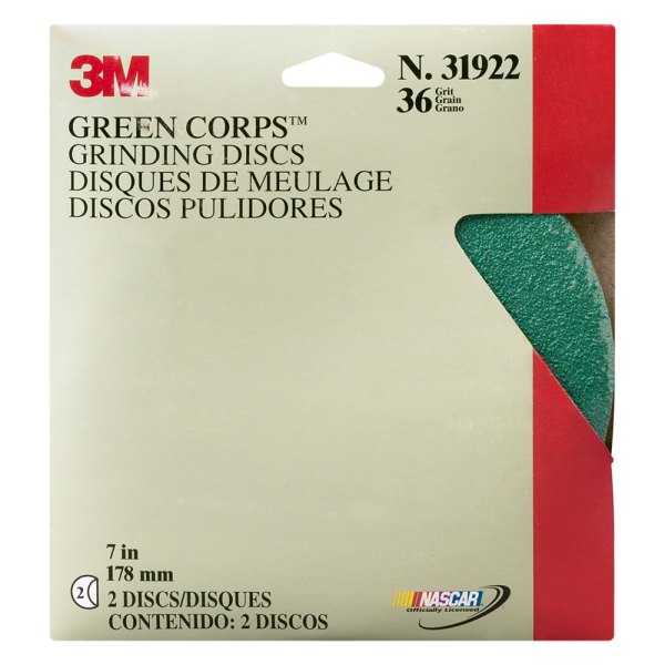 3M® - Green Corps™ 5" 36 Grit Fiber Disc (2 Pieces)
