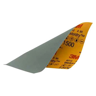 3M® - Wetordry™ 11" x 9" 1500 Grit Aluminum Oxide Waterproof Sanding Sheet (5 Pieces)