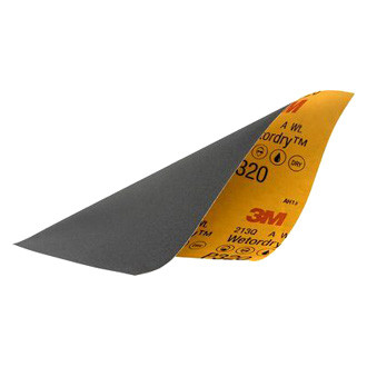 3M® - Wetordry™ 11" x 9" 320 Grit Aluminum Oxide Waterproof Sanding Sheet (5 Pieces)