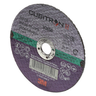 3M® - Cubitron™ 3" x 3/50" x 3/8" Aluminum Oxide Type 41 Cut-Off Wheel (5 Pieces)