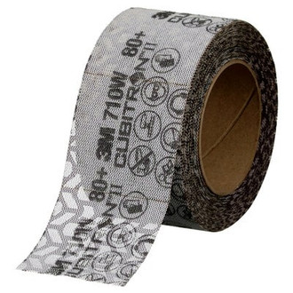 3M® - Cubitron™ II 2-3/4" x 32-13/16' 80 Grit Ceramic Purple Hook-and-Loop Net Sheet Roll