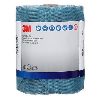 3M® - 6" Aluminum Oxide Hook-and-Loop Net Disc Roll