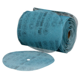 3M® - 6" 240 Grit Aluminum Oxide Blue Hook-and-Loop Net Disc Roll