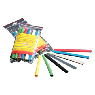3M® - 6" x 1/2" 2:1 Polyolefin Multi-Color Flexible Heat Shrink Tubings